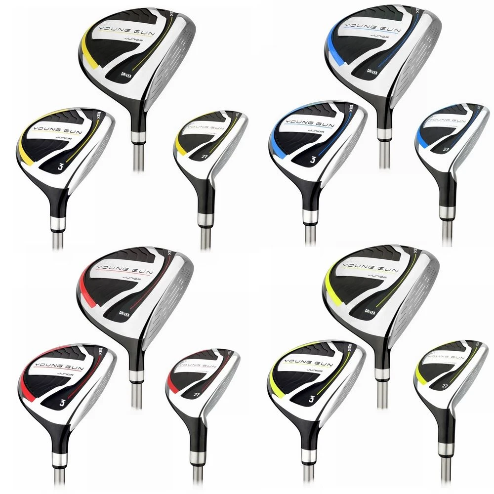 Young Gun SGS X Junior Kids Right Hand Golf Wood Set, Driver, Wood, Hybrid 3 Young Gun SGS X Junior Kids Right Hand Golf Wood Set, Driver, Wood, Hybrid