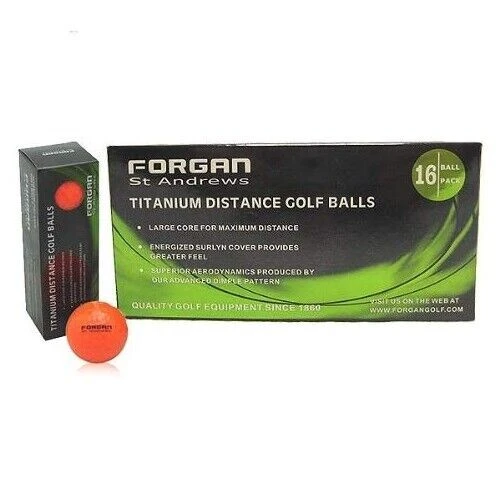 16 Forgan Of St Andrews ORANGE TT Distance Golf Balls 3 16 Forgan Of St Andrews ORANGE TT Distance Golf Balls