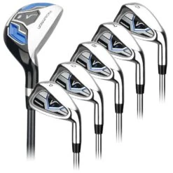 Prosimmon Golf V7 Iron Set (Steel Shafts) + Hybrid (Graphite), Mens Right Hand