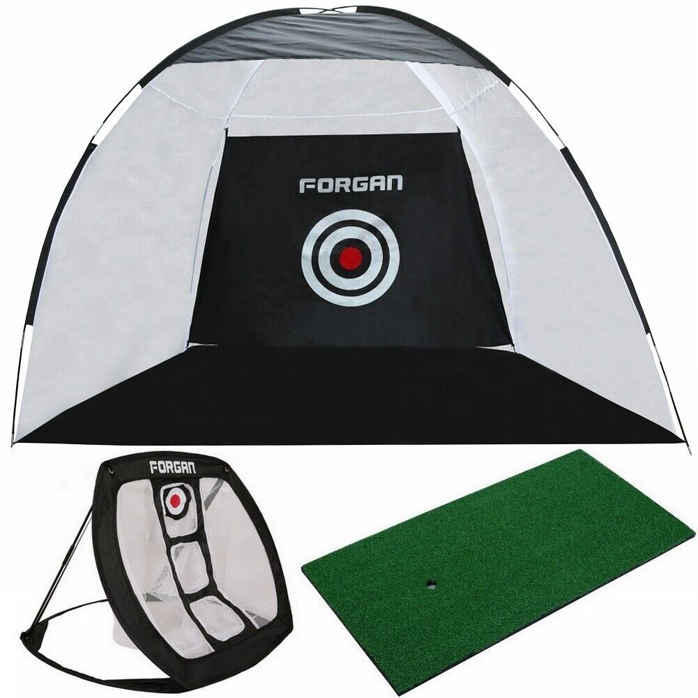 Forgan Golf 3-in-1 Practice Center With Hitting Net, Chipping Net And Mat 3 Forgan Golf 3-in-1 Practice Center With Hitting Net, Chipping Net And Mat