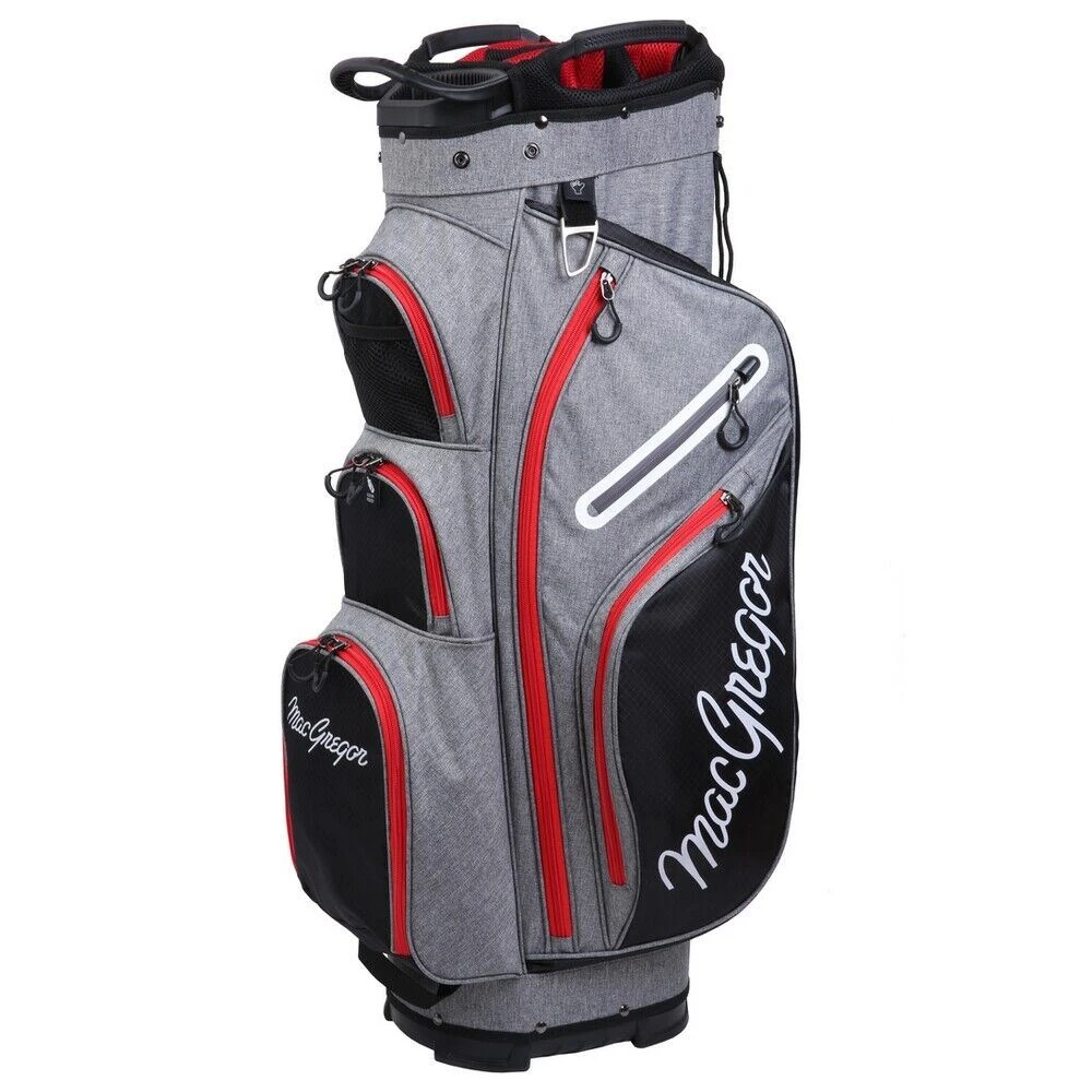 MacGregor Golf Mac 2.0 Heather Cart Bag With 14 Full Length Dividers 4 MacGregor Golf Mac 2.0 Heather Cart Bag With 14 Full Length Dividers - Image 2