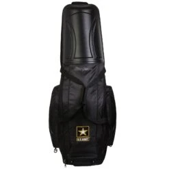 US Army By MacGregor Golf Hard Top Shell Padded Travel Cover With Wheels, Black