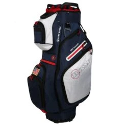 Ram Golf FX Deluxe Golf Cart Bag With 14 Way Dividers USA Flag