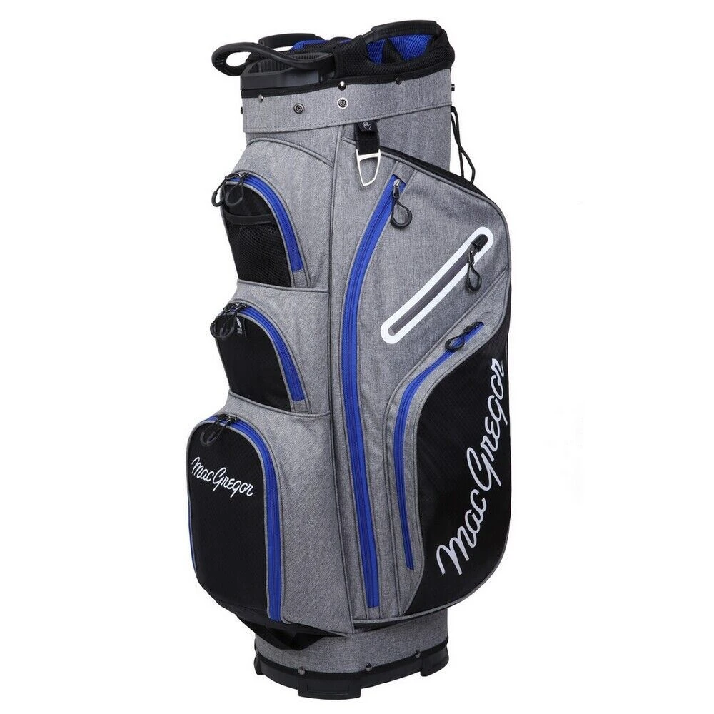MacGregor Golf Mac 2.0 Heather Cart Bag With 14 Full Length Dividers 3 MacGregor Golf Mac 2.0 Heather Cart Bag With 14 Full Length Dividers
