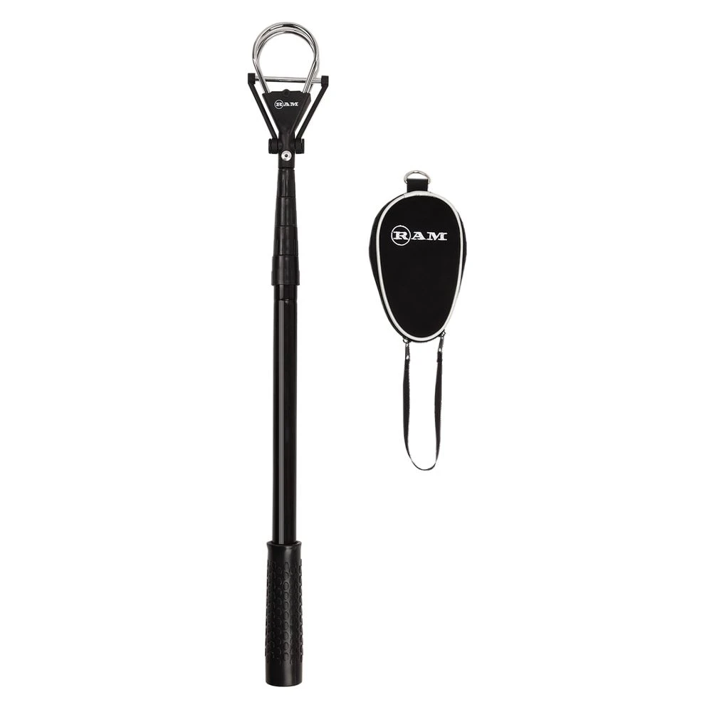 Ram Golf 6ft Extending Golf Ball Retriever With Deluxe Dual Zip Headcover 3 Ram Golf 6ft Extending Golf Ball Retriever With Deluxe Dual Zip Headcover