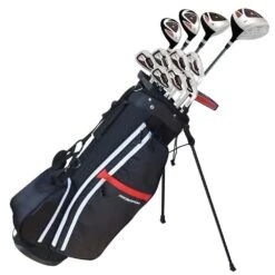 Prosimmon Golf X9 V2 Tall +1" Mens Graphite/Steel Golf Club Set &Bag -Stiff Flex