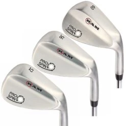Ram Golf Pro Spin 3 Wedge Set - 52° Gap, 56° Sand, 60° Lob Wedges