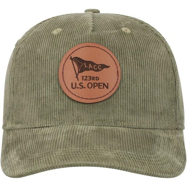 Men's 2023 U.S. Open Ahead Green Moby Corduroy Snapback Hat 5 Men's 2023 U.S. Open Ahead Green Moby Corduroy Snapback Hat - Image 3