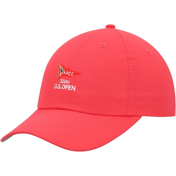 Men's 2023 U.S. Open Imperial Red Performance Adjustable Hat 3 Men's 2023 U.S. Open Imperial Red Performance Adjustable Hat