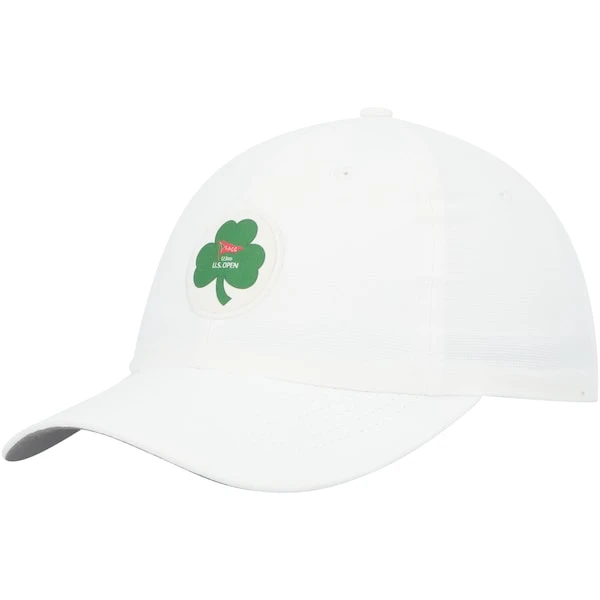Men's 2023 U.S. Open Imperial White Shamrock Adjustable Hat 4 Men's 2023 U.S. Open Imperial White Shamrock Adjustable Hat - Image 2