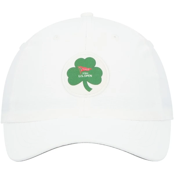 Men's 2023 U.S. Open Imperial White Shamrock Adjustable Hat 5 Men's 2023 U.S. Open Imperial White Shamrock Adjustable Hat - Image 3
