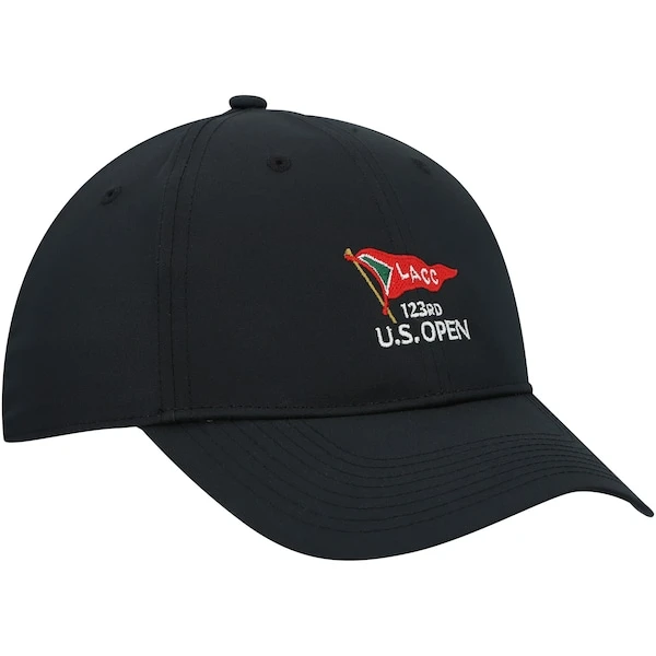 Men's 2023 U.S. Open Nike Black Legacy91 Tech Performance Adjustable Hat 6 Men's 2023 U.S. Open Nike Black Legacy91 Tech Performance Adjustable Hat - Image 4