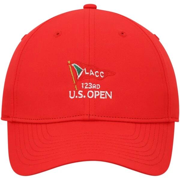 Men's 2023 U.S. Open Nike Red Legacy91 Tech Performance Adjustable Hat 5 Men's 2023 U.S. Open Nike Red Legacy91 Tech Performance Adjustable Hat - Image 3